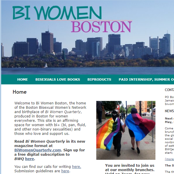 LGBTQ Organizations in Massachusetts - Bi Women Boston